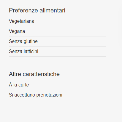 tipo di cucina avviso ver vegani